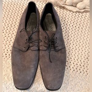 Jimmy Choo Men's Gray Suede Shoes size 36 Made in Italy USA 13